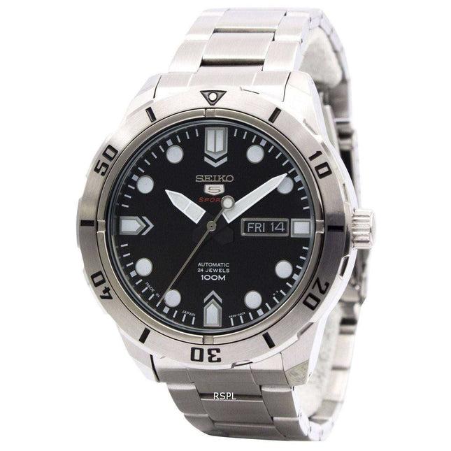 Seiko 5 Sports Automatic 24 Jewels Japan Made 100M SRP671J1 SRP671J Men's Watch