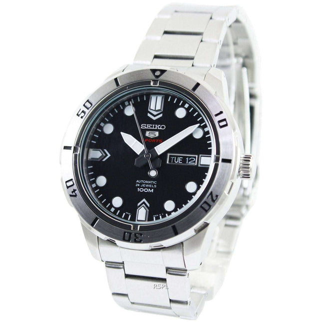 Seiko 5 Sports Automatic 24 Jewels 100M SRP671K1 SRP671K Mens Watch