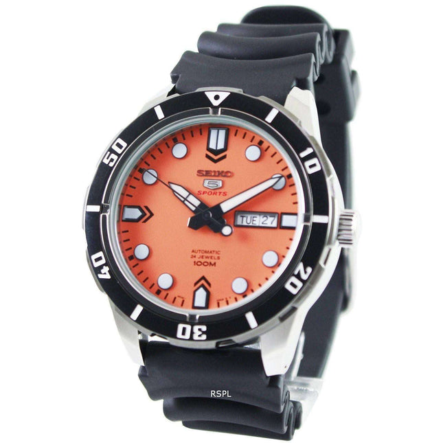 Seiko 5 Sports Automatic 24 Jewels 100M SRP675K1 SRP675K Mens Watch