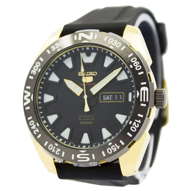 Seiko 5 Sports Automatic 24 Jewels 100M SRP750K1 SRP750K Mens Watch