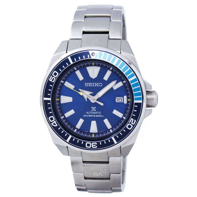 Seiko Prospex "BLUE LAGOON" Samurai Automatic Diver's 200M SRPB09 SRPB09K1 SRPB09K Men's Watch