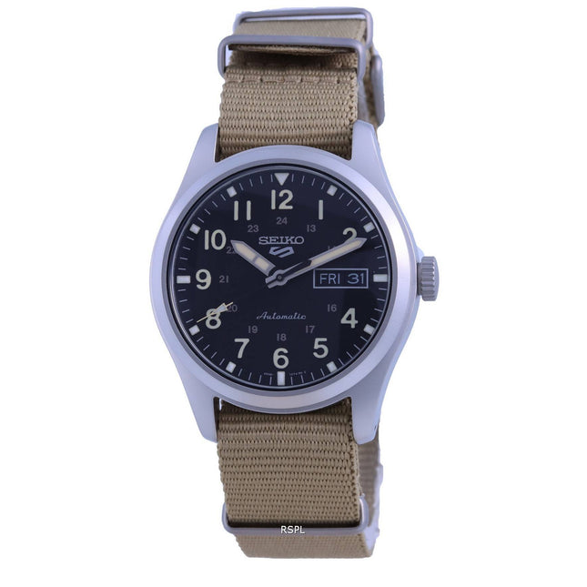 Seiko 5 Sports Field Black Dial Automatic SRPG35 SRPG35K1 SRPG35K 100M Men's Watch