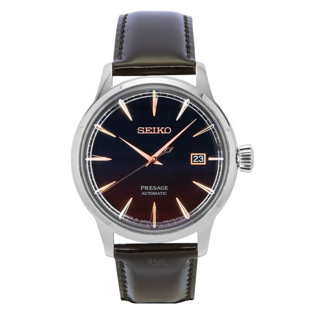 Seiko Presage Cocktail Time Purple Sunset Star Bar Limited Edition Multicolor Dial Automatic SRPK75J1 Men's Watch
