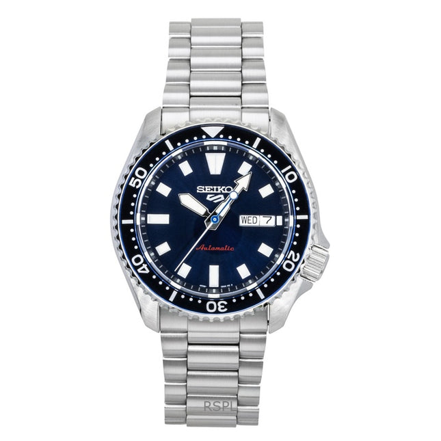 Seiko 5 Sports SKX Redux Stainless Steel Blue Dial Automatic SRPL83K1 100M Men's Watch