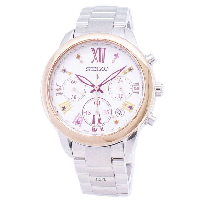 Seiko Lukia Limited Edition SRWZ82 SRWZ82P1 SRWZ82P Chronograph Women's Watch