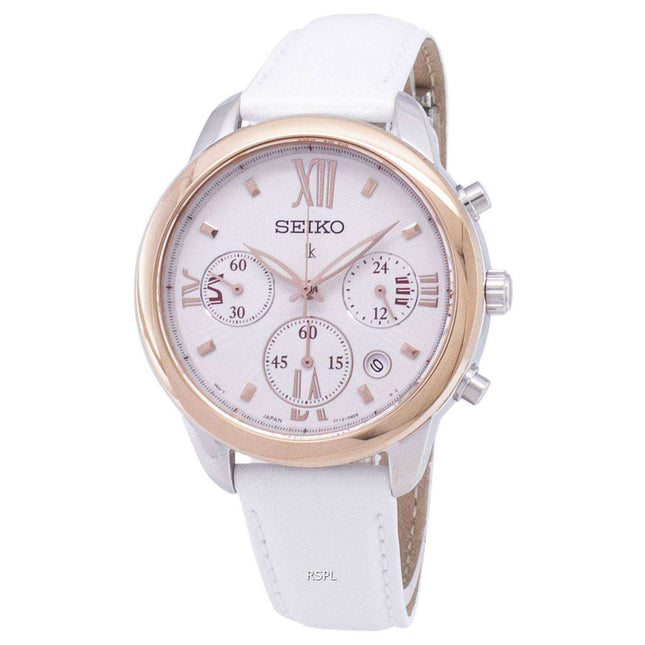 Seiko Lukia Chronograph Quartz SRWZ84 SRWZ84P1 SRWZ84P Women's Watch