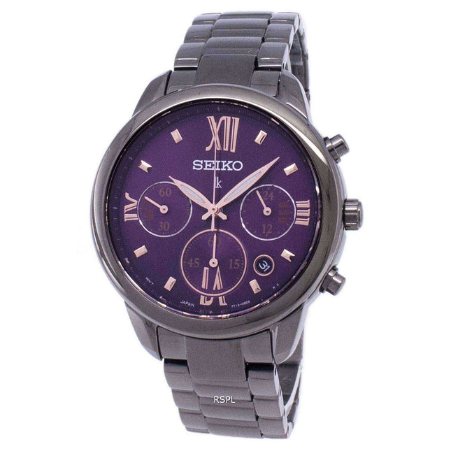 Seiko Lukia Chronograph Quartz SRWZ86 SRWZ86P1 SRWZ86P Women's Watch