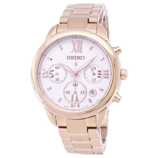 Seiko Lukia Chronograph Quartz SRWZ88 SRWZ88P1 SRWZ88P Women's Watch