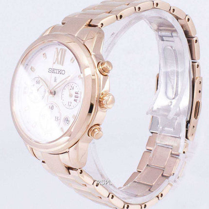 Seiko Lukia Chronograph Quartz SRWZ88 SRWZ88P1 SRWZ88P Women's Watch