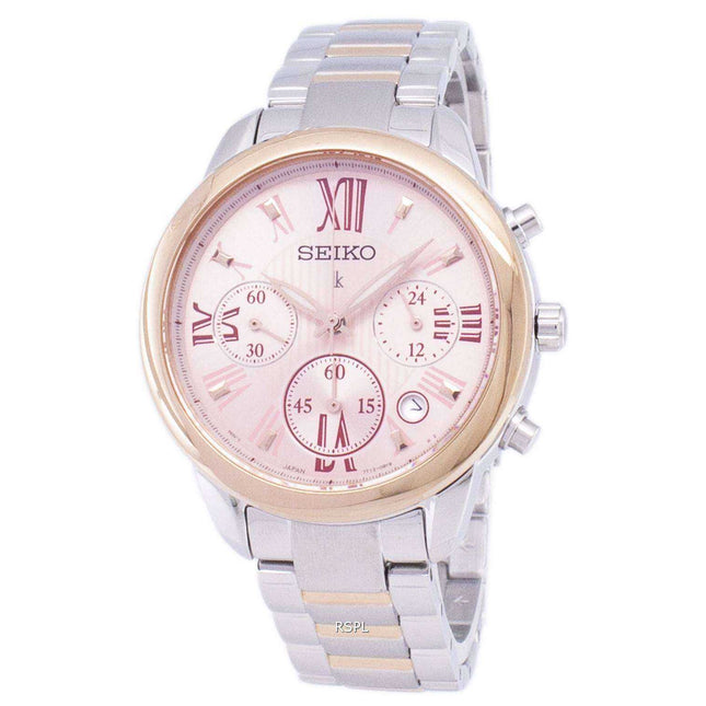 Seiko Lukia Chronograph Quartz SRWZ90 SRWZ90P1 SRWZ90P Women's Watch