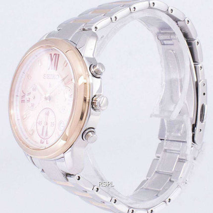 Seiko Lukia Chronograph Quartz SRWZ90 SRWZ90P1 SRWZ90P Women's Watch
