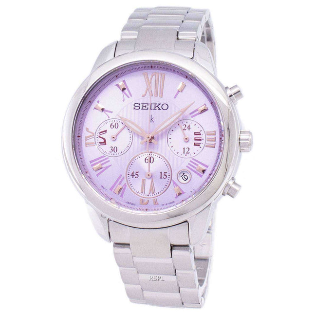 Seiko Lukia Chronograph Quartz SRWZ97 SRWZ97P1 SRWZ97P Women's Watch