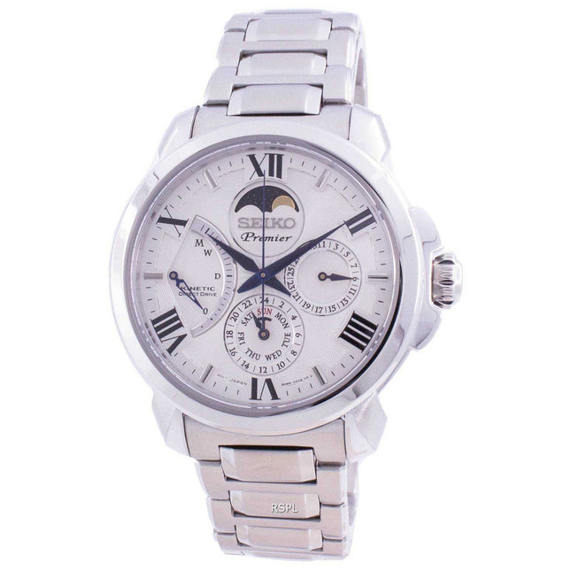 Seiko Premier Chronograph Kinetic Direct Drive SRX015 SRX015P1 SRX015P 100M Men's Watch