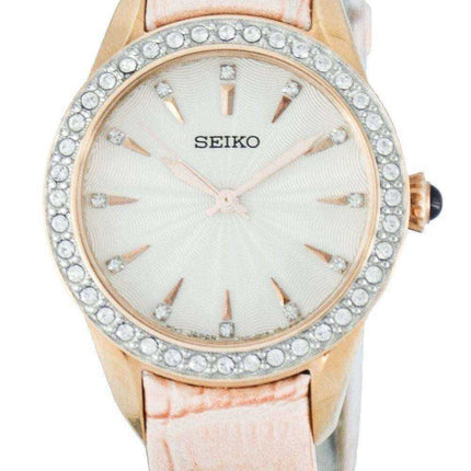Seiko Quartz Swarovski Crystals SRZ388 SRZ388P1 SRZ388P Women's Watch