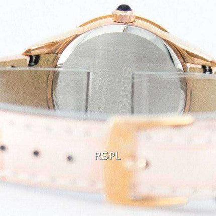 Seiko Quartz Swarovski Crystals SRZ388 SRZ388P1 SRZ388P Women's Watch