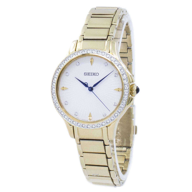 Seiko Quartz Diamond Accent SRZ488 SRZ488P1 SRZ488P Women's Watch