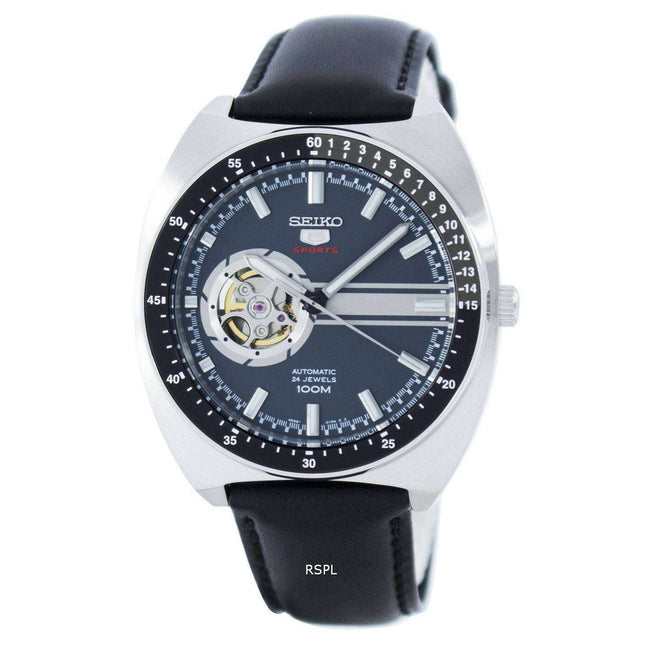 Seiko 5 Sports Automatic 24 Jewels Open Heart Dial SSA335 SSA335K1 SSA335K Men's Watch