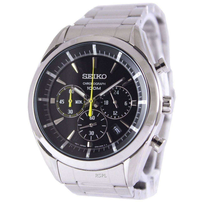 Seiko Chronograph Quartz 100M SSB087P1 SSB087P Mens Watch