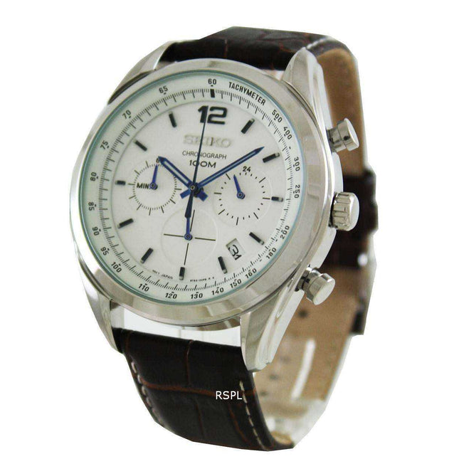 Seiko Chronograph Tachymeter SSB095 SSB095P1 SSB095P Men's Watch