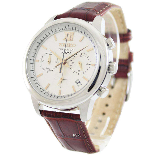 Seiko Chronograph 100M SSB143P1 SSB143P Mens Watch