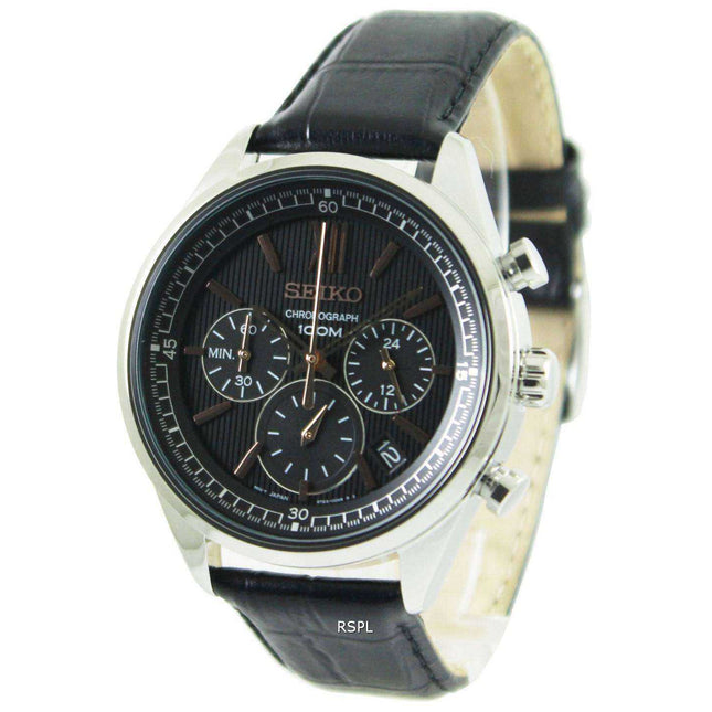Seiko Chronograph 100M SSB159P1 SSB159P Mens Watch