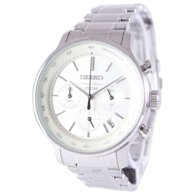 Seiko Chronograph Quartz Tachymeter SSB161P1 SSB161P Men's Watch