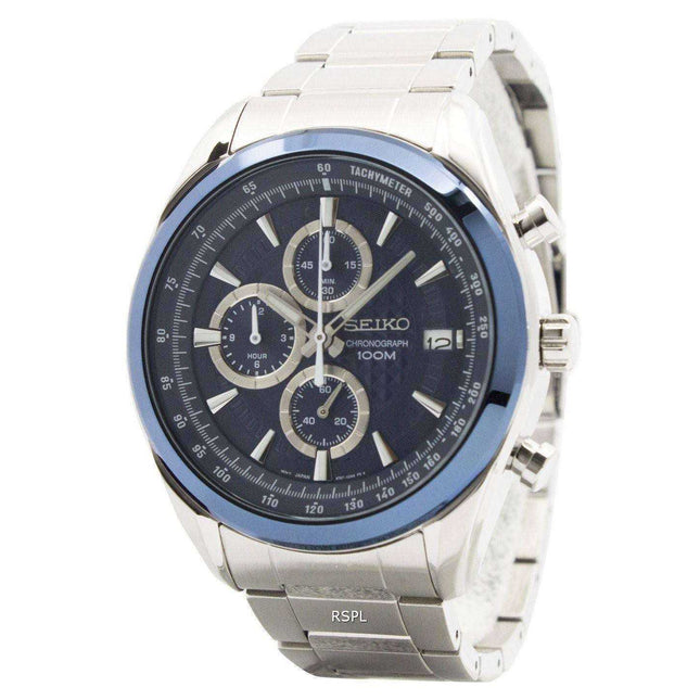 Seiko Quartz Chronograph SSB177P1 SSB177P Mens Watch