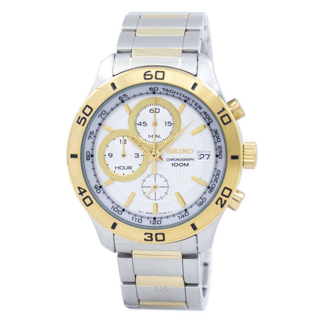 Seiko Chronograph Quartz Tachymeter SSB188 SSB188P1 SSB188P Men's Watch