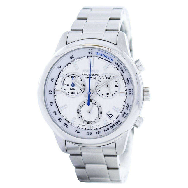 Seiko Sports Chronograph Quartz Tachymeter SSB203 SSB203P1 SSB203P Men's Watch