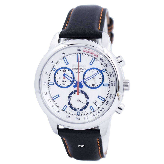 Seiko Chronograph Quartz Tachymeter 100M SSB209 SSB209P1 SSB209P Men's Watch