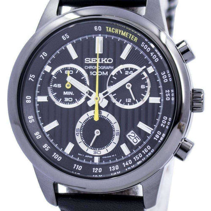 Seiko Quartz Chronograph Tachymeter 100M SSB213 SSB213P1 SSB213P Men's Watch