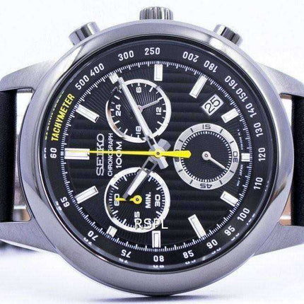 Seiko Quartz Chronograph Tachymeter 100M SSB213 SSB213P1 SSB213P Men's Watch