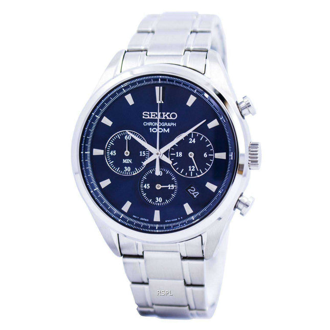 Seiko Quartz Chronograph SSB223 SSB223P1 SSB223P Mens Watch