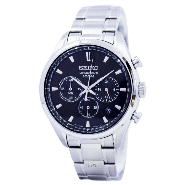 Seiko Quartz Chronograph SSB225 SSB225P1 SSB225P Men's Watch