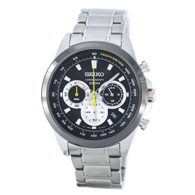 Seiko Chronograph Quartz Tachymeter SSB247 SSB247P1 SSB247P Men's Watch