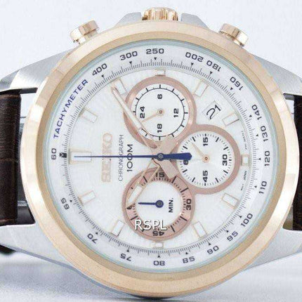Seiko Chronograph Quartz Tachymeter SSB250 SSB250P1 SSB250P Men's Watch