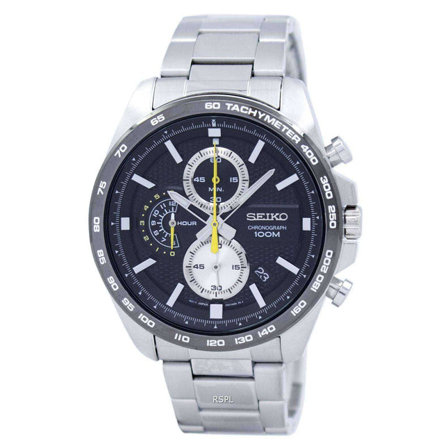 Seiko Chronograph Quartz Tachymeter SSB261 SSB261P1 SSB261P Men's Watch