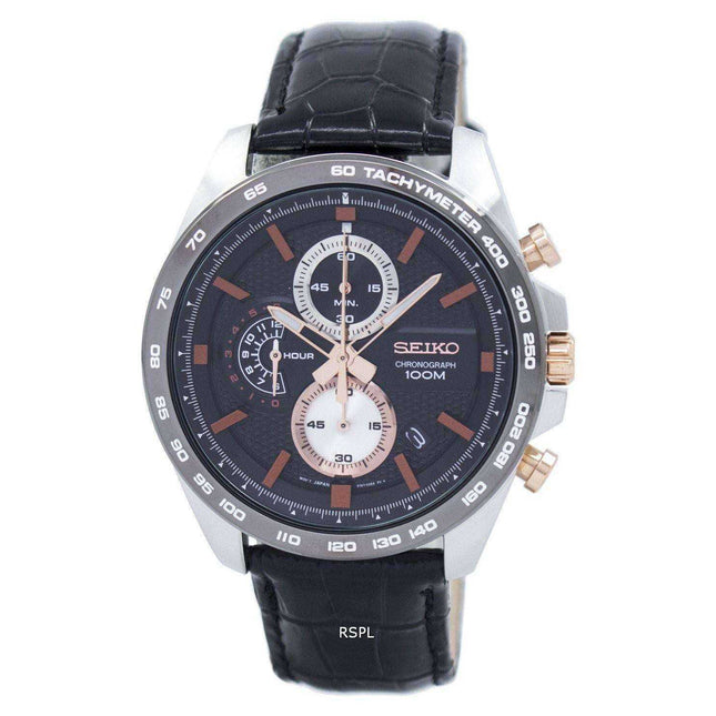 Seiko Chronograph Quartz Tachymeter SSB265 SSB265P1 SSB265P Men's Watch