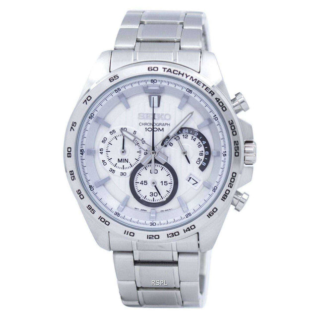 Seiko Chronograph Quartz Tachymeter SSB297 SSB297P1 SSB297P Men's Watch