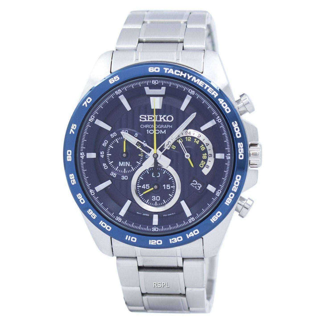 Seiko Chronograph Tachymeter Quartz SSB301 SSB301P1 SSB301P Men's Watch