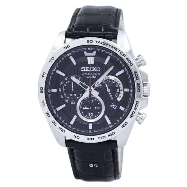 Seiko Chronograph Quartz Tachymeter SSB305 SSB305P1 SSB305P Men's Watch