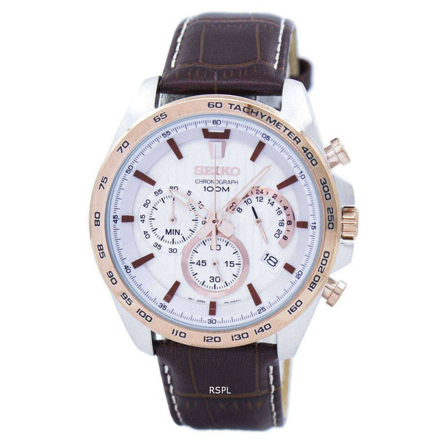 Seiko Chronograph Quartz Tachymeter SSB306 SSB306P1 SSB306P Men's Watch