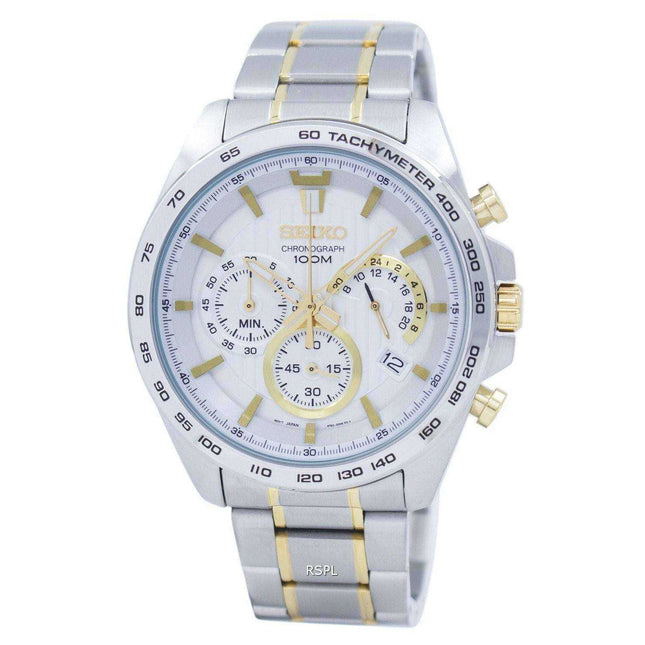 Seiko Chronograph Quartz Tachymeter SSB309 SSB309P1 SSB309P Men's Watch
