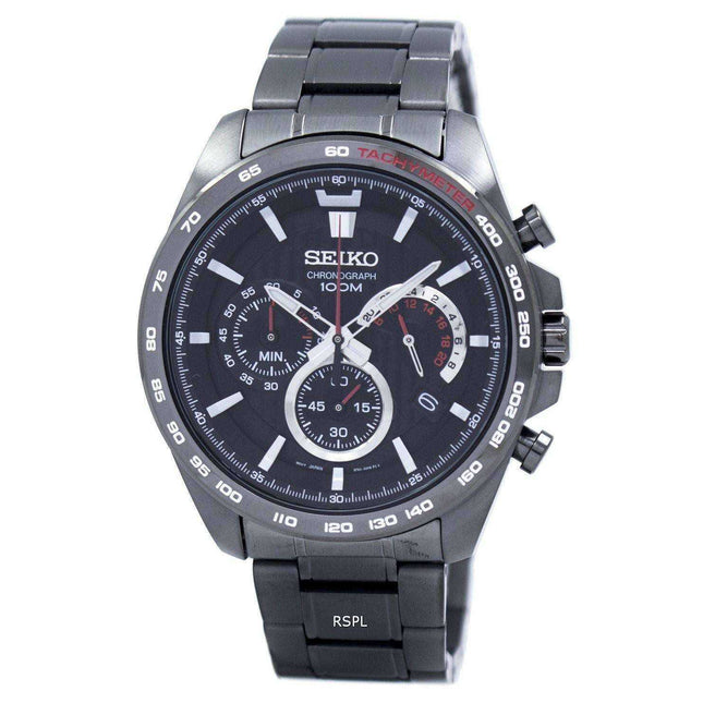Seiko Chronograph Quartz Tachymeter SSB311 SSB311P1 SSB311P Men's Watch