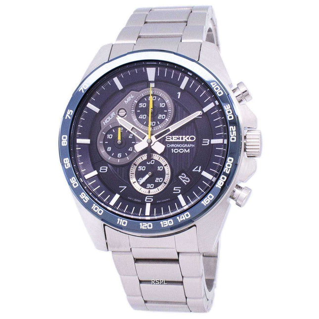 Seiko Motosportz Chronograph Quartz SSB321 SSB321P1 SSB321P Men's Watch
