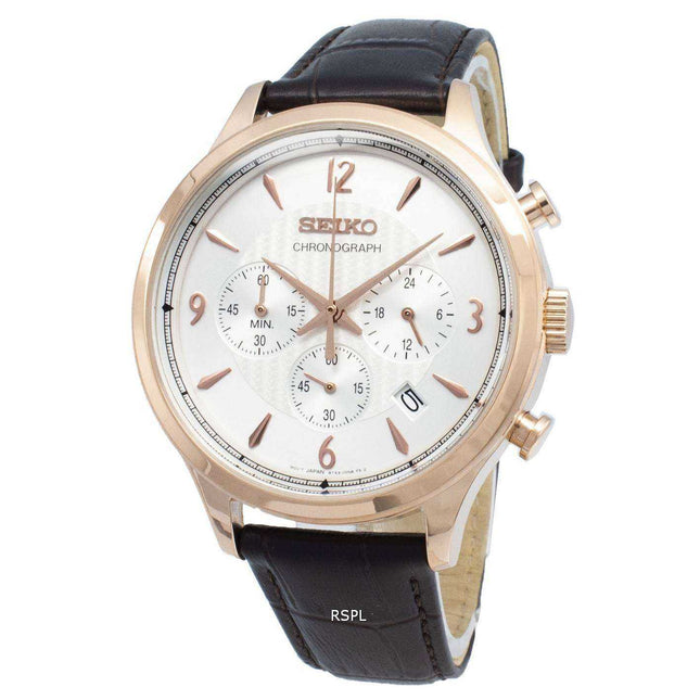 Seiko Chronograph SSB342P SSB342P1 SSB342 Analog Quartz Men's Watch
