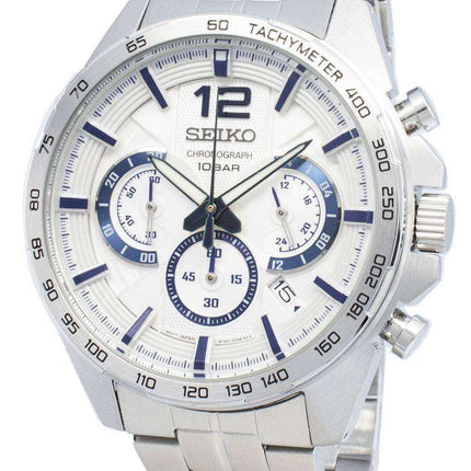 Seiko Chronograph SSB343P SSB343P1 SSB343 Tachymeter Analog Quartz Men's Watch