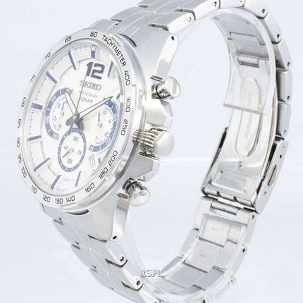 Seiko Chronograph SSB343P SSB343P1 SSB343 Tachymeter Analog Quartz Men's Watch