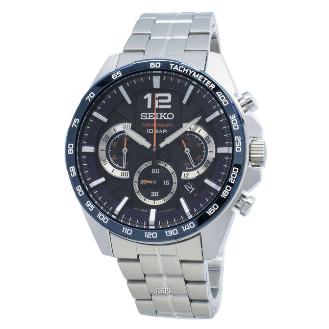 Seiko Chronograph SSB345 SSB345P1 SSB345P Tachymeter Quartz Men's Watch
