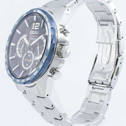 Seiko Chronograph SSB345 SSB345P1 SSB345P Tachymeter Quartz Men's Watch
